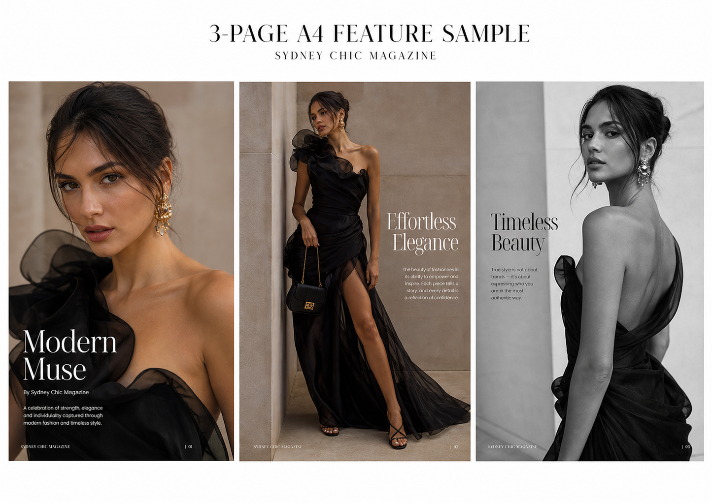 Modelling Submission - 3-Page Magazine Feature Submission